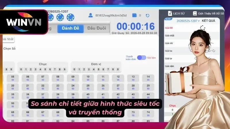 So sánh cho anh em dễ hình dung giữa hình thức siêu tốc và cách chơi truyền thống