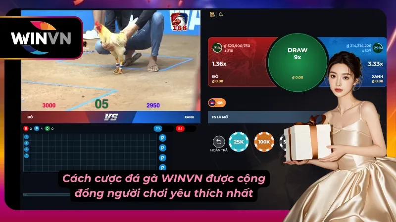 Màn hình sảnh game cược đá gà